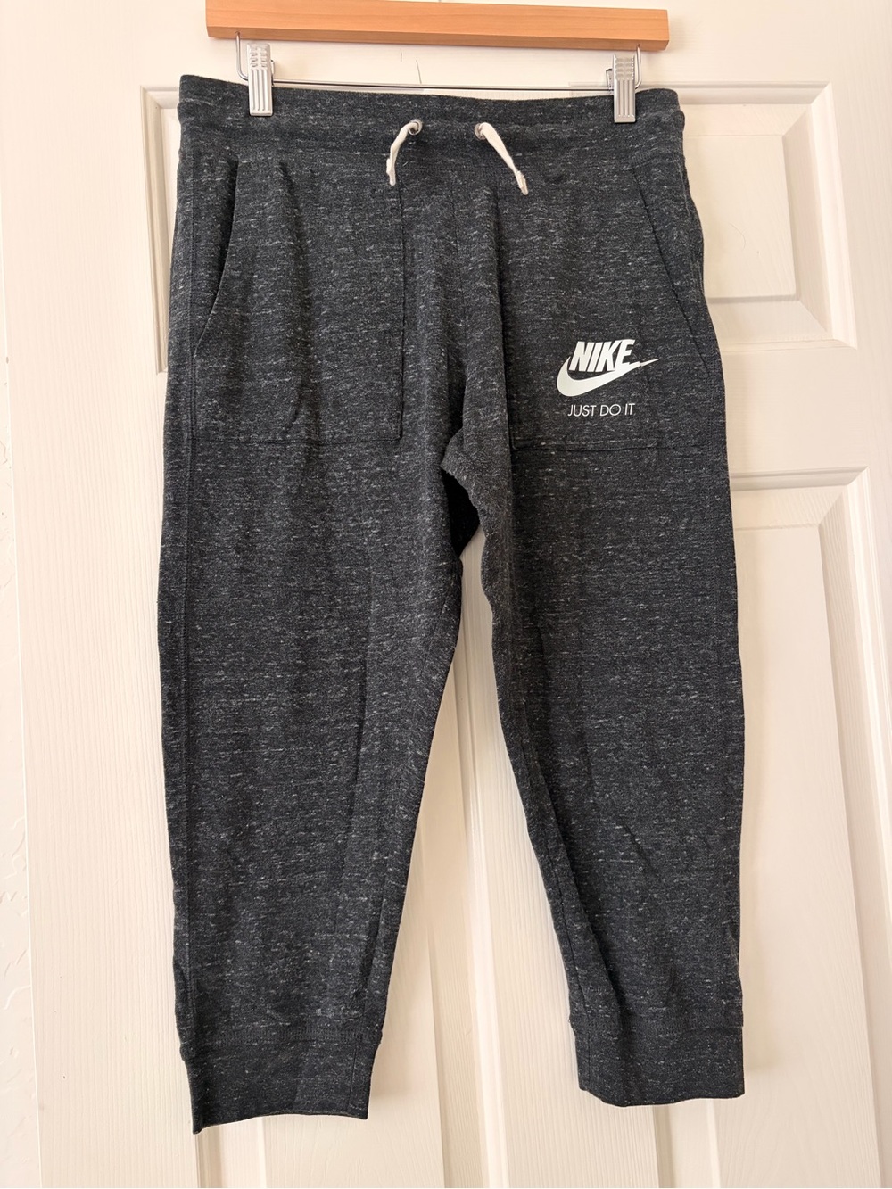 Nike Womens Gray Marled Jogger Bottoms - Nike